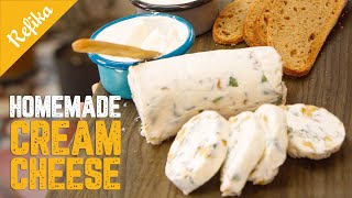 How to Make Your Own Cream Cheese at Home 🧀 3 Different Cheese Recipes in Just 5 Minutes [upl. by Gitt839]