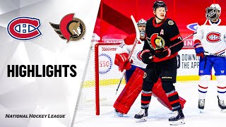 Canadiens  Senators 22321  NHL Highlights [upl. by Cleopatra]