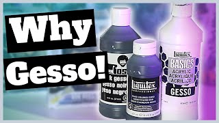 Make Your Paints Instantly Better Use GESSO Correctly [upl. by Ahgiela]