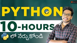 Python 10 hours In Telugu For Beginners [upl. by Anirroc]