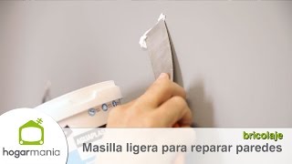 Masilla ligera para reparar paredes [upl. by Cudlip866]