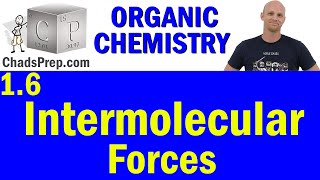 16 Intermolecular Forces  Organic Chemistry [upl. by Adieren85]