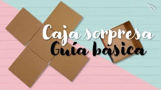 DIY ♡ Caja sorpresa  caja explosiva guía básica  Erandy Paz [upl. by Islean]