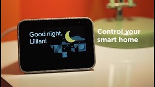 Lenovo Smart Clock with the Google Assistant In Action at CES 2019 [upl. by Lejeune448]