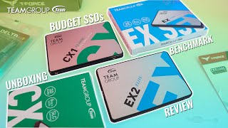 TeamGroup EX2 amp CX1 BUDGET SSDs Unboxing amp Quick Review  Benchmark Ph [upl. by Ihculo343]