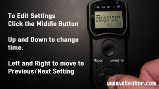 Beginner Timelapse Tutorial on a Digital SLR with a JJC TMA MultiFunction Timer Remote [upl. by Ixel]