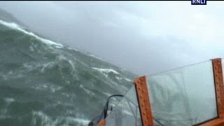 Plymouth lifeboat launches into storm force 10 [upl. by Tur]