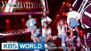 Unnies  Right  언니쓰  맞지 Music Bank Hot Debut  20170512 [upl. by Naraj]