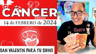 CÁNCER  Horóscopo de hoy 14 de Febrero 2024 [upl. by Spiegel555]