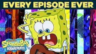 Every Episode EVER 🤪 SpongeBob Title Cards [upl. by Emad]