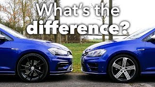 VW Golf R MK7 vs MK75 Whats The Difference [upl. by Irving]