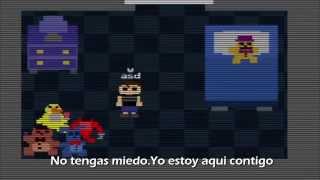 TODOS Los Minijuegos en 8Bits de Five Nights at Freddys 4 Subtitulado [upl. by Alsworth]