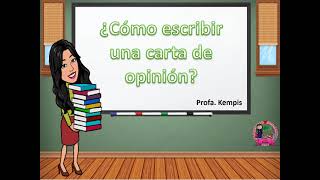 Escribir una carta de opinión [upl. by Aviva]