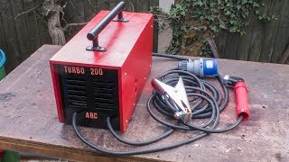 Homemade 200 Amp Arc Welder using Microwave Transformers [upl. by Nmutua633]