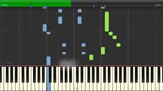 Claude Bolling  아일랜드의 여인 Synthesia  Piano CoverTutorial Claude Bolling  Irlandaise [upl. by Lim772]