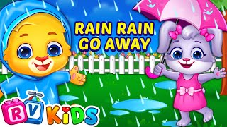 Rain Rain Go Away Nursery Rhymes amp Kids Songs By RV AppStudios [upl. by Ocnarf]