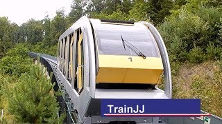 Hungerburgbahn Innsbruck  Funicular NORDKETTENBAHN  Station Congres  Alpenzoo  Hafelekar [upl. by Dun]