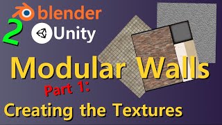 Modular Walls Part 1 Textures  Blender  Substance Painter [upl. by Akisey]