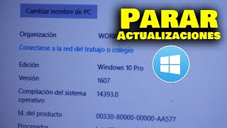 😶 PARAR DEFINITIVAMENTE Actualizaciones Windows 10  Windows Fácil [upl. by Elletnuahc215]