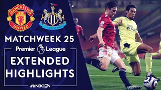 Manchester United v Newcastle  PREMIER LEAGUE HIGHLIGHTS  2212021  NBC Sports [upl. by Namrehs]