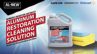 Use ALNEW Aluminum Restoration Solution To Clean amp Restore Your Cast Iron Chair amp Patio Furniture [upl. by Ylen]