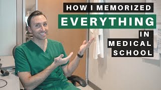 How I Memorized EVERYTHING in MEDICAL SCHOOL  3 Easy TIPS [upl. by Ianaj]