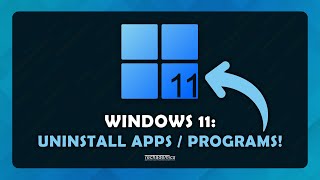 How To Uninstall Apps On Windows 11  Tutorial [upl. by Nylloc768]