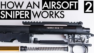 How an Airsoft Sniper works  Teching with Novritsch 1 [upl. by Darbie531]