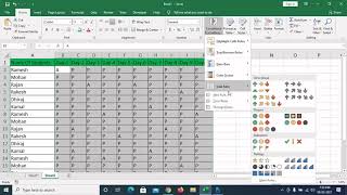 How To Make Attendance Sheet in Excel and Highlight Absent amp Present MS Excel [upl. by Caras]