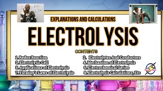 Electrolysis And Faraday’s Laws Explanations amp Calculations [upl. by Meris144]