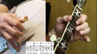 5String Banjo Instructional Tutorial quotIll Fly Awayquot [upl. by Haissi]