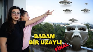 BABAM BİR UZAYLI 4 FİNAL UZAY GEMİSİNDEN KAÇTIK  EYLÜL LAL [upl. by Alesi]