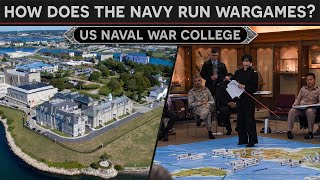 How Does the US Navy Run Wargames  A Guided Tour of the US Naval War College Wargaming Facilities [upl. by Nydroj]