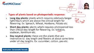 photoperiodism and vernalization [upl. by Jarus]