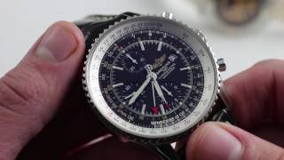 Breitling Navitimer World Slide Rule HowTo amp Luxury Watch Review [upl. by Siddon]