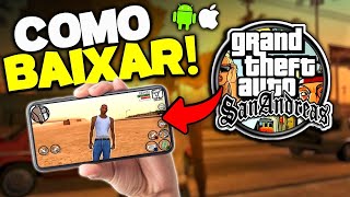 Como BAIXAR o GTA SAN ANDREAS no CELULAR em 2024 [upl. by Seibold197]