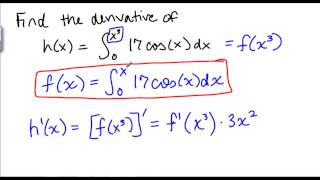 Taking Derivatives of Integrals [upl. by Thierry]