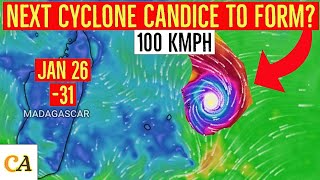 Next Cyclone Candice to Form over SW Indian Ocean  Meteo Mauritius Today Update  Jan 16 2024 [upl. by Ardna]