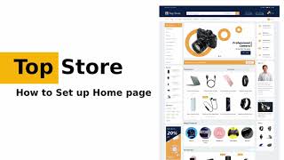 How to Setup Homepage in Top Store WordPress Theme  ThemeHunk [upl. by Sitnalta]