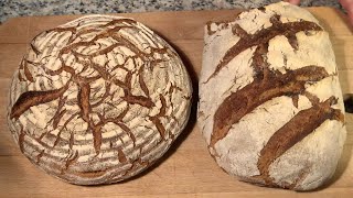 Roggenbrot mit dreistufiger Sauerteigführung [upl. by Gwyneth]