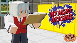 MY HERO ORIGINS 1  I Enrolled In Monarch Academy Minecraft Roleplay [upl. by Litta271]