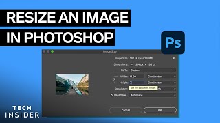 How To Resize An Image In Photoshop [upl. by Nani]