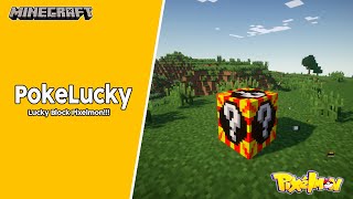 PokeLucky Lucky Block Pixelmon  TUTORIAL MINECRAFT MOD 15 PT BR [upl. by Joeann]