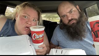 Tammy amp Darry HONEST Raising Canes Review [upl. by Eugeniusz]