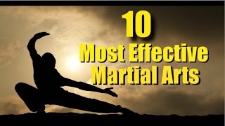 Top Ten Most Effective Martial Arts [upl. by Acirederf737]