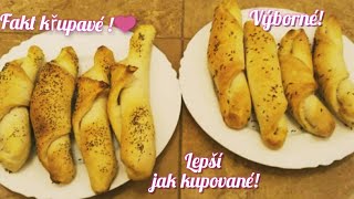 Jednoduchý recept na domácí rohlíky❤😋 [upl. by Yentrac]