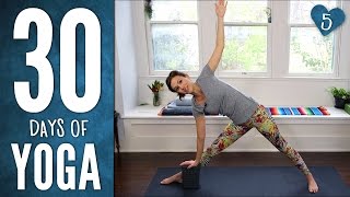 Day 5  FEEL ALIVE FLOW 30 Days of Yoga [upl. by Yaja]