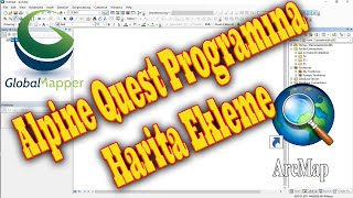 Alpine Quest Programına Harita Ekleme [upl. by Arakaj]