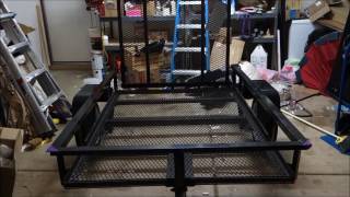 Lowes 4x6 Utility Trailer overview [upl. by Votaw]