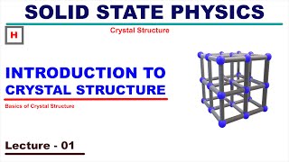 Introduction to Crystal Structure  Crystal Structure [upl. by Robb414]